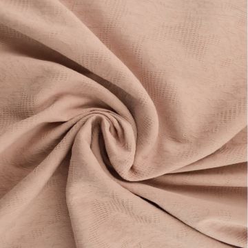 Cotton - Jacquard Roses -  Vintage Roze - 37