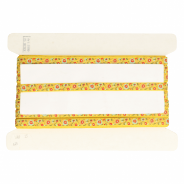 Band Cute Flowers Yellow - 12mm