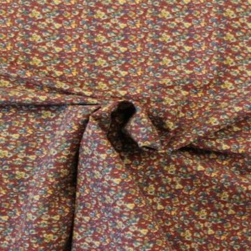 Soft Cotton -  Flower Party Bordeaux