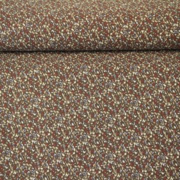 Soft Cotton - Little Wallflower Brown