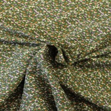 Soft Cotton - Little Wallflower Green