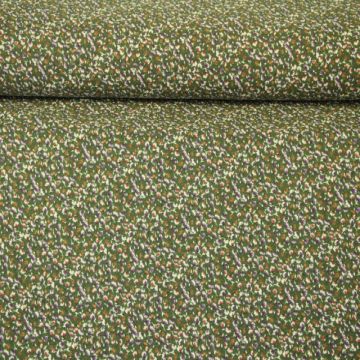 Soft Cotton - Little Wallflower Green