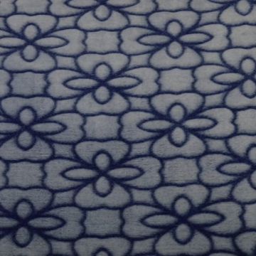Flowers Dark Blue