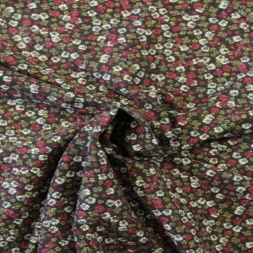 Flanel - Unlimited Flowers Black/Pink