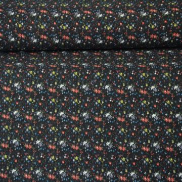 Soft Cotton -  Flowers in the Attic Black