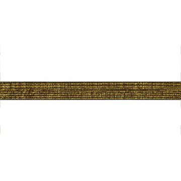 Elastiek Goud/zwart - 20mm