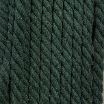 Gedraaid Koord 15-17mm - Dark Green