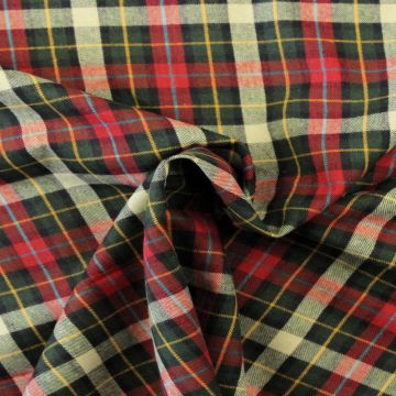 Flanel - Ruiten Green/Red/Champagne