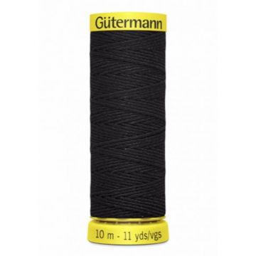  Gütermann Elastiek Garen-4017 - Black