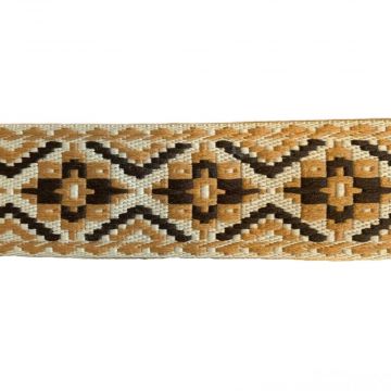 tassenband oker zwart voor hengsel van tassen