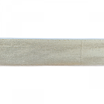 Elastiek Soft Glittery - White/Gold - 40 mm
