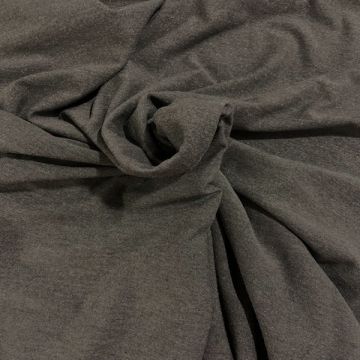 Katoenen Tricot - Mixed Anthracite