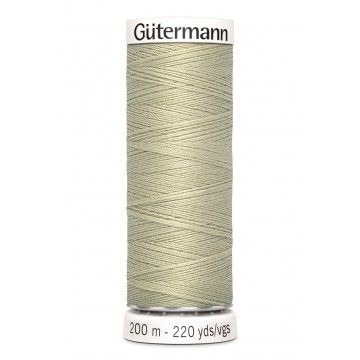 Gütermann 200 meter naaigaren - beige kaki