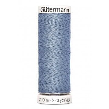 Gütermann 200 meter naaigaren - grijs blauw