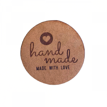 Applicatie Handmade With Love - Opstrijkbaar