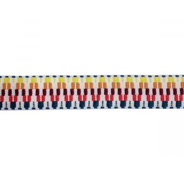 Luxe Tassenband 38mm - Ibiza Zigzag - Light