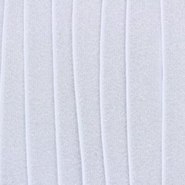 Elastiek Chique - Silver/White - 40mm