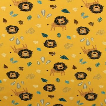 Lions on Soft Ocher