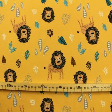 Lions on Soft Ocher