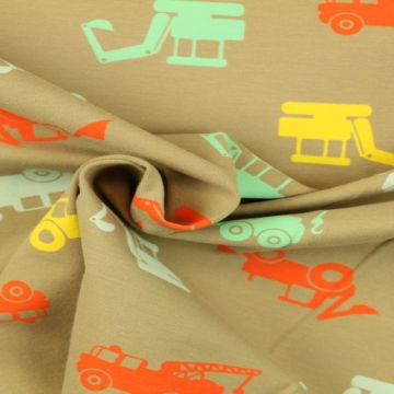 Trucks on Taupe