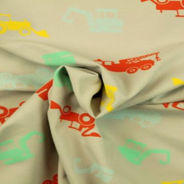Trucks on Soft Grey