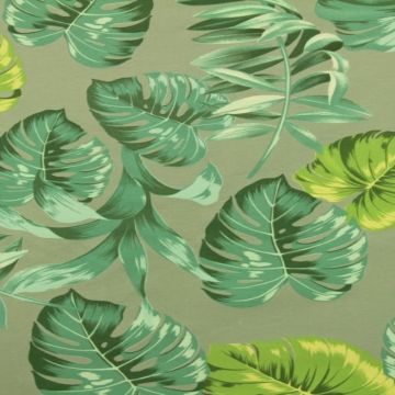 Jungle Leaves on Vintage Mint