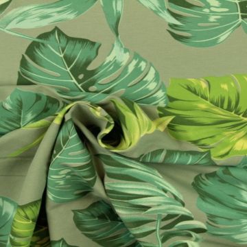 Jungle Leaves on Vintage Mint