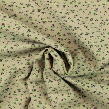 Little Flowers on Soft Grey