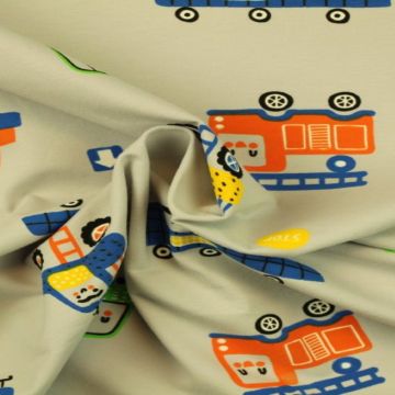 Happy Cars on Soft Grey