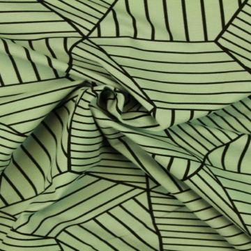Lined Cubes on Vintage Mint