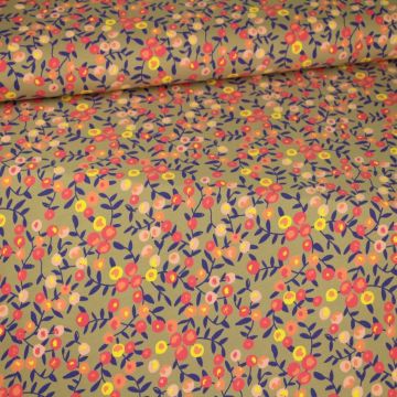 Lovely Flowers on Taupe