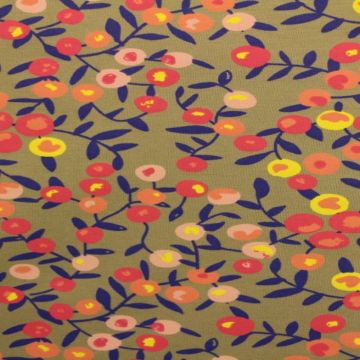 Lovely Flowers on Taupe