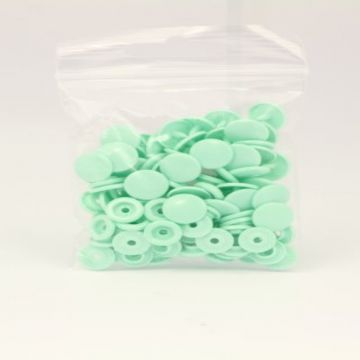 Kam Snaps - Licht Turquoise 25 stuks