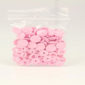 Kam Snaps - Baby Roze 25 stuks