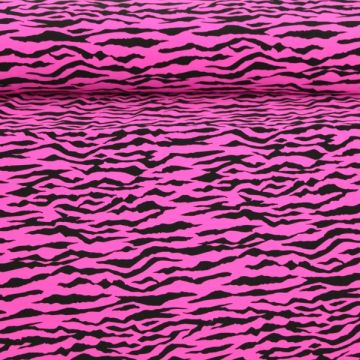 Lycra - Wild Stripes Pink