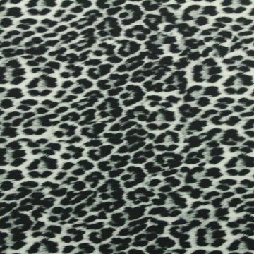 Lycra - Fancy Leopard Grey