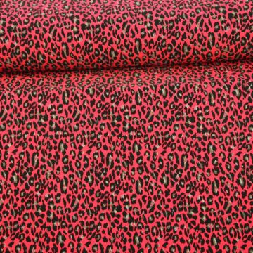 Lycra - Bright Red Panther 