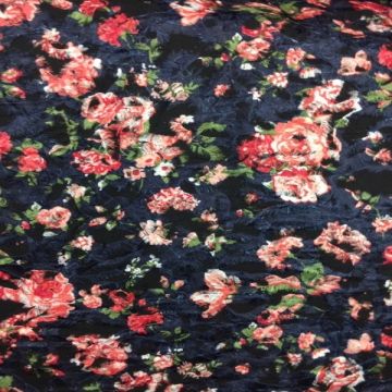 Wol - Embroidered Floral - Blue