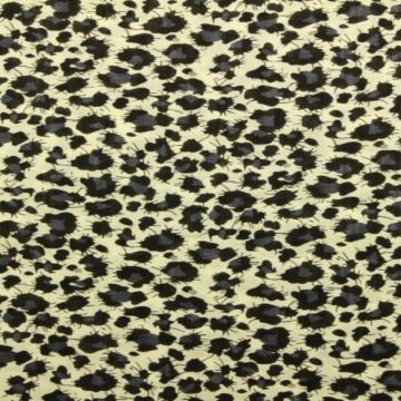 Cotton Viscose - Leopards Grey
