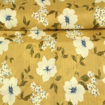 Cotton Viscose - Flowers 