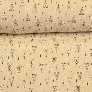 Hydrofiel Stof - Wigwam Old Pink