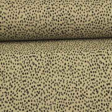 Hydrofiel Stof - Spots Taupe
