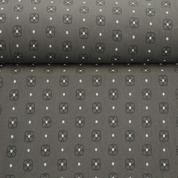 Stonewashed - Flower Grey