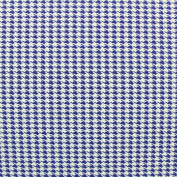 Lycra - Pied de poule blue