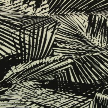 Lycra - Palm bows black/white