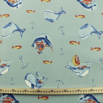 Katoenen Tricot - Under the Sea