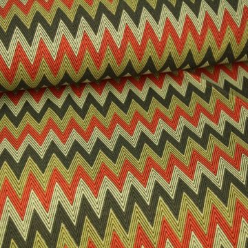 Zigzag - Coral/Beige/Grey