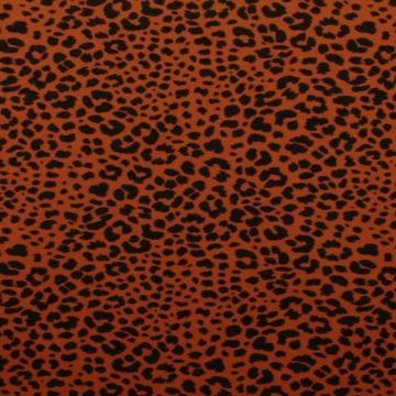 Katoenen Tricot - Cheetah Spots Rusty