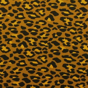 Katoenen Tricot - Winter Animal Dark Ocher