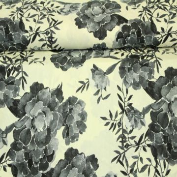 Viscose - Hydrangea Grey